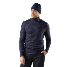 Pánské merino triko dlouhý rukáv SMARTWOOL Men's Classic Thermal Merino Base Layer, Nightfall Summit Soul velikost: L