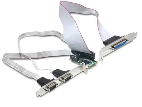 Delock MiniPCIe I/O PCIe full size 2 x seriový RS-232 / 1 x paralelní (95232)