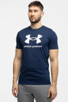 Pánské tričko 1382883 408 Tmavě modrá vzor - Under Armour tmavě modrá s bílou 3XL