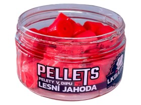LK Baits Pelety v dipu Lesní Jahoda 60g,LK Baits Pelety v dipu Lesní Jahoda 60g