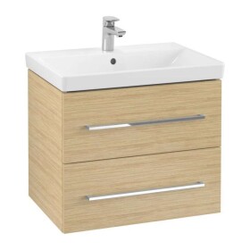 VILLEROY & BOCH - Avento Umyvadlová skříňka, 63x51x45 cm, 2 zásuvky, Nordic Oak A89000VJ