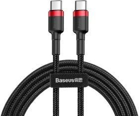 Baseus CATKLF-G91 Cafule Series černá / kabel USB-C / PD2.0 60W / Flash / 1m (CATKLF-G91)