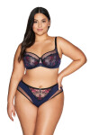 BIUSTONOSZ AV 2120 NAVY BLUE SSS tmavě modrá 85G