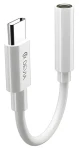 Devia Smart Series Adaptér USB-C na jack 3,5 mm bílá / Adaptér (6938595354113)
