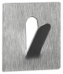 Spirella PUNZO-Square hranatý háček na ručníky nerezová ocel / samolepící / 45 x 45 mm