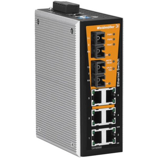 Weidmüller 1344770000 IE-SW-VL08MT-6TX-2SC průmyslový ethernetový switch 10 / 100 MBit/s