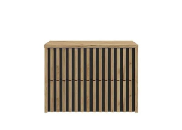 Koupelnová skříňka s krycí deskou SAT Delano 80x56x45 cm dub mat DELANO80ZDCDE DELANO80ZDCDE
