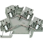 Weidmüller 8670750000-50 dvojitá svorka pružinová svorka Tmavě béžová 50 ks