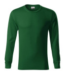 Resist LS triko unisex lahvově zelená S