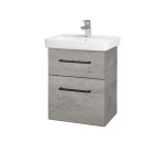 Dřevojas - Umyvadlová skříňka GO SZZ2 50 - D01 Beton / Úchytka T06 / D01 Beton 148058H