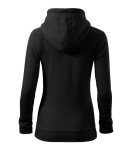 Trendy Zipper mikina dámská černá 2XL