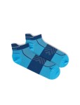Pánské běžecké merino ponožky ICEBREAKER Mens Run+ Ultralight Micro, Arctic/Atlantis velikost: 42-44 (M)