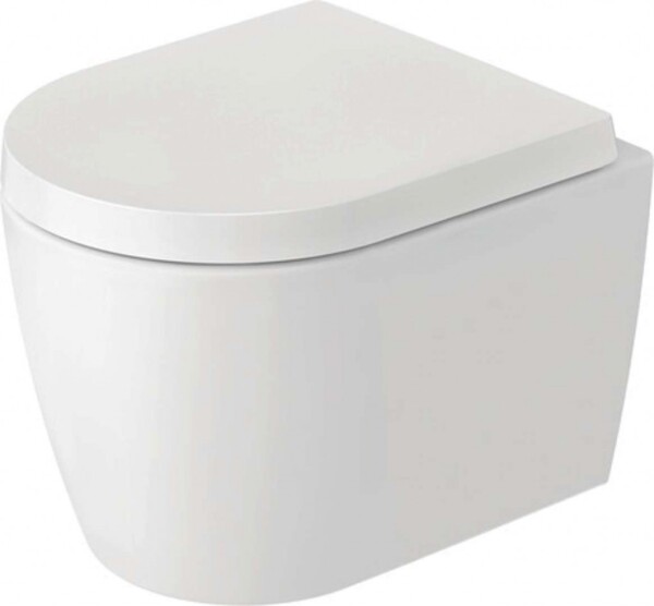 DURAVIT - ME by Starck Závěsné WC, Rimless, HygieneGlaze, matná bílá 253009AC00
