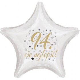 94. narozeniny balónek hvězda Balonky.cz 94. narozeniny balónek hvězda Balonky.cz