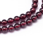 Přírodní granát - třída AAAA - ∅ 6 mm - 1 ks