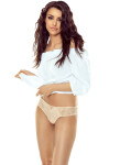 Dámské kalhotky string (tanga) Lapine 5025 Stella S-XL béžová L