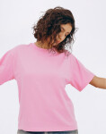 Tričko Organic Basics True Boxy Tee Soft Pink