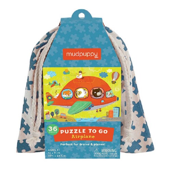 Mudpuppy Puzzle na cesty - Letadlo (36 dílků)