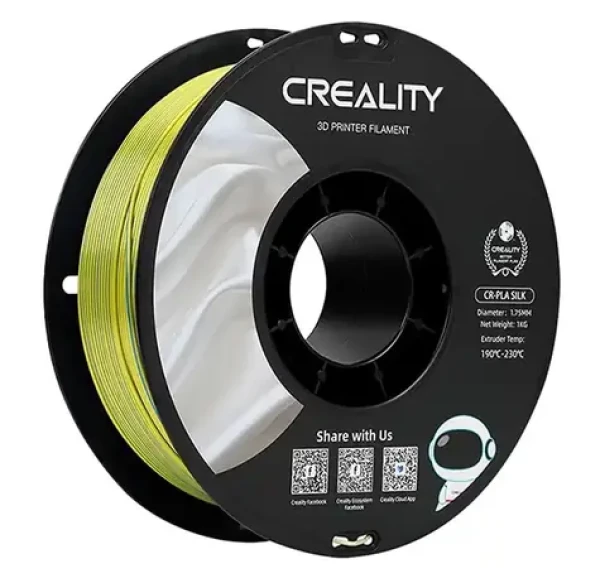 Creality Filament CR-Silk PLA žlutomodrá / struna pro 3D tiskárnu / PLA / 1.75mm / 1kg (3301120014)