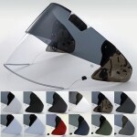 Arai Pro-Shade system (Pss) sada pro helmy SZ-R Vasdiamond-White: čiré plexisklo + tmavá clona + lakované bočnice - Bílá - lesklá