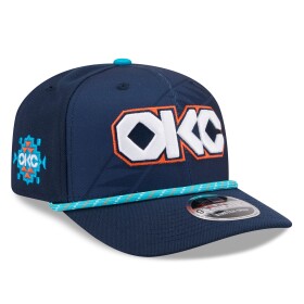 New Era Pánská kšiltovka Oklahoma City Thunder NBA 2025-26 City Edition 9SEVENTY Stretch-Snap