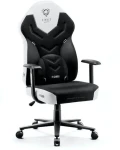 Diablo X-Gamer 2.0 Normal černo-bílá / herní židle / syntetická kůže / pojezdová kolečka / nosnost 150 kg (X-GAMERSW)