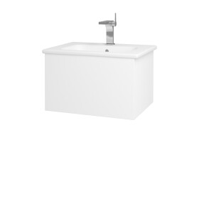 Dřevojas - Koupelnová skříňka VARIANTE SZZ 60 (umyvadlo Euphoria) - N01 Bílá lesk / L01 Bílá vysoký lesk 159443