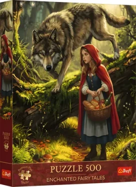 TREFL Puzzle Premium Plus Enchanted Fairy Tales: O Červené Karkulce