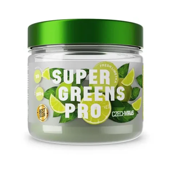 Czech Virus Super Greens Pro V2.0 360 g fresh limetka (19080)