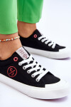 Dámské Cross Jeans Fabric Sneakers LL2R4044 Černé