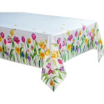 DumDekorace Dekorativní ubrus s jarními květinami Šířka: 140 cm | Délka: 200 cm