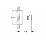GROHE - QuickFix Start Háček, chrom 41173000