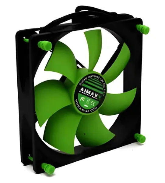AIMAXX eNVicooler 12 PWM GreenWing / Ventilátor / 120 mm / PWM / 400–1600 RPM / 69 CFM / 4-pin (eNVicooler 12 PWM GW)