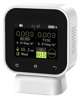 FNIRSI SFD-02 / Monitor kvality vzduchu / Formaldehyd / TVOC / Vlhkost / Dotykový displej (SFD-02)