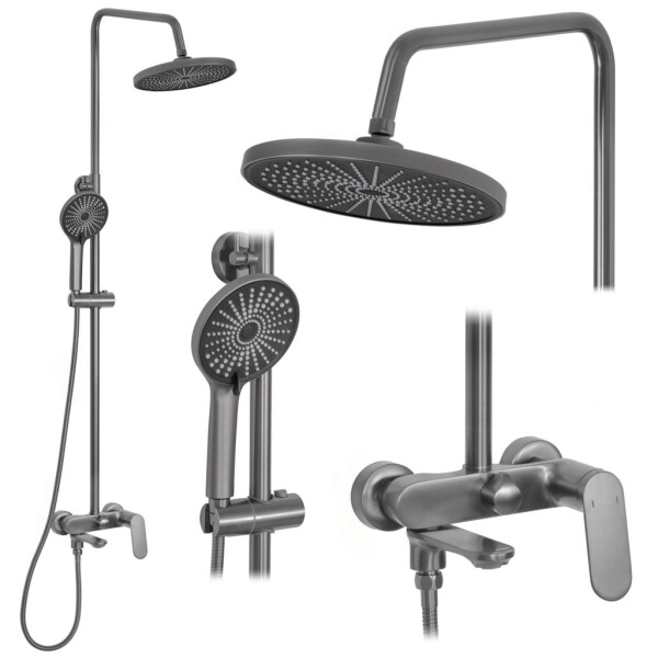 REA - Sprchový set Marco Gun Grey REA-P5600
