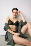 Dámská tanga Bright Spotlight High Leg string - Triumph černá (0004) 0036