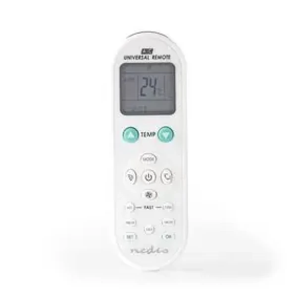 Nedis Univerzální dálkový ovladač pro klimatizace s dělenými jednotkami / Programovací funkce / 2x AAALR03 (ACRC1WT)