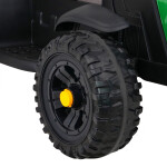 Mamido Dětský elektrický traktor Farmer s vlečkou a lopatou zelený