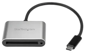 StarTech čtečka CFast karet USB-C černá/stříbrná / Čtečka paměťových karet / USB 3.2 Gen 1 / hliník (CFASTRWU3C)