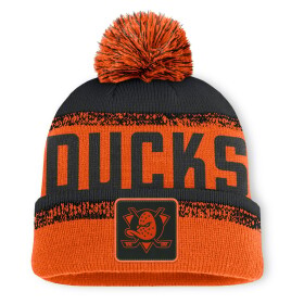 Fanatics Pánská zimní čepice Anaheim Ducks NHL Thrive Cuffed Pom Beanie