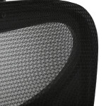Kancelářská židle, šedá síťovina, šedý plast, kolečka na tvrdé podlahy