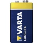 Varta Longlife Baterie 6LR61 / 9.0V / 565 mAh / alkalická / 1 ks / v blistru (4122101411)