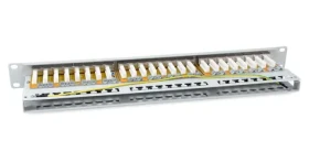 Equip Patchpanel 48x RJ-45 šedá / Patch panel / 19" / Cat6a FTP / 1U / 500 MHz (326526)