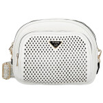 Trendy dámská koženková kabelka Lusy, bílá