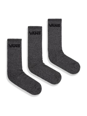 Vans CLASSIC CREW 3PK BLACK HEATHER moderní barevné pánské ponožky