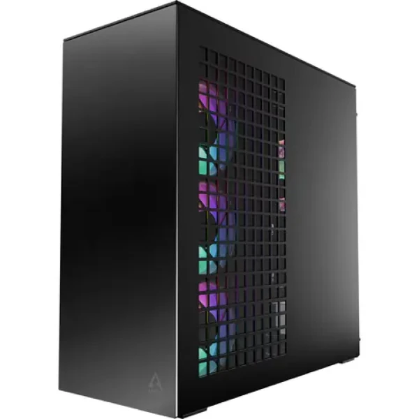 ARCTIC Xtender Premium zrcadlová černá / PC skříň / Bez zdroje / tvrzené sklo (ACPCC00018A)