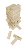 Goki Goki Zábavná hra – Dřevěná věž Jenga natur