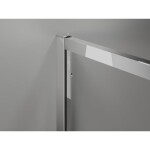MEXEN - Exo čtvercový posuvný sprchový kout 95 x 95, transparent, chrom 8111-095-095-01-00