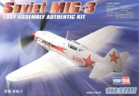 Hobby Boss slepovací model Soviet MIG-3 easy assembly authentic kit 1:72