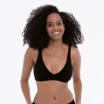 Dámské plavky Style Pure Top Bikini horní díl Černá Anita RosaFaia Černá 40/80A-B